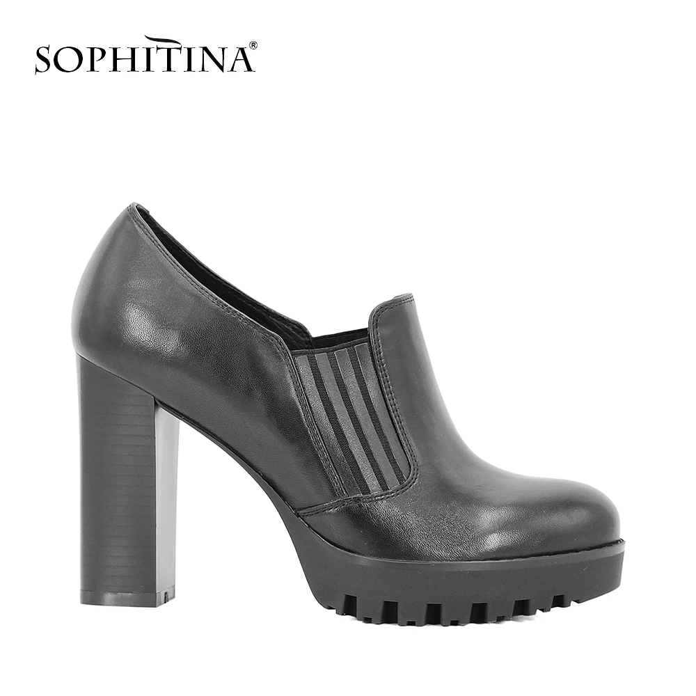 SOPHITINA/2019 г. хит продаж; Ботиночки женские с резинами на двух сторонах; Туфли для женщин из натуральной кожи;Туфли женские на высоком каблуке ...
SOPHITINA/2019 г. хит продаж; Ботиночки женские с резинами на двух сторонах; Туфли для женщин из натуральной кожи;Туфли женские на высоком каблуке ...