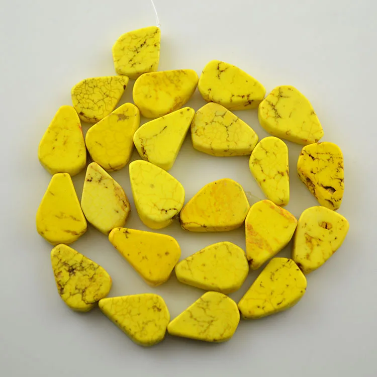 New Arrival Special Shape Yellow Howlite Howlite Beads Irregular Triangle Shape For Jewelry Making Materials 5pc/lot
New Arrival Special Shape Yellow Howlite Howlite Beads Irregular Triangle Shape For Jewelry Making Materials 5pc/lot