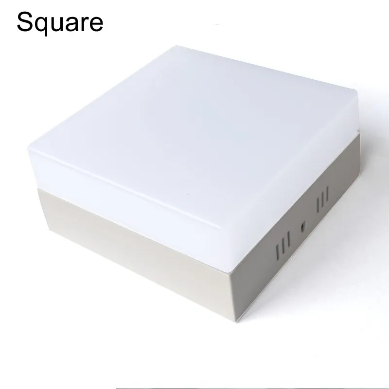 1pcs/lot 6W / 12W / 18W 24W SMD 2835 LED High quality light guide plate Aluminum Round/Square Surface Mounted LED Panel Light
1pcs/lot 6W / 12W / 18W 24W SMD 2835 LED High quality light guide plate Aluminum Round/Square Surface Mounted LED Panel Light