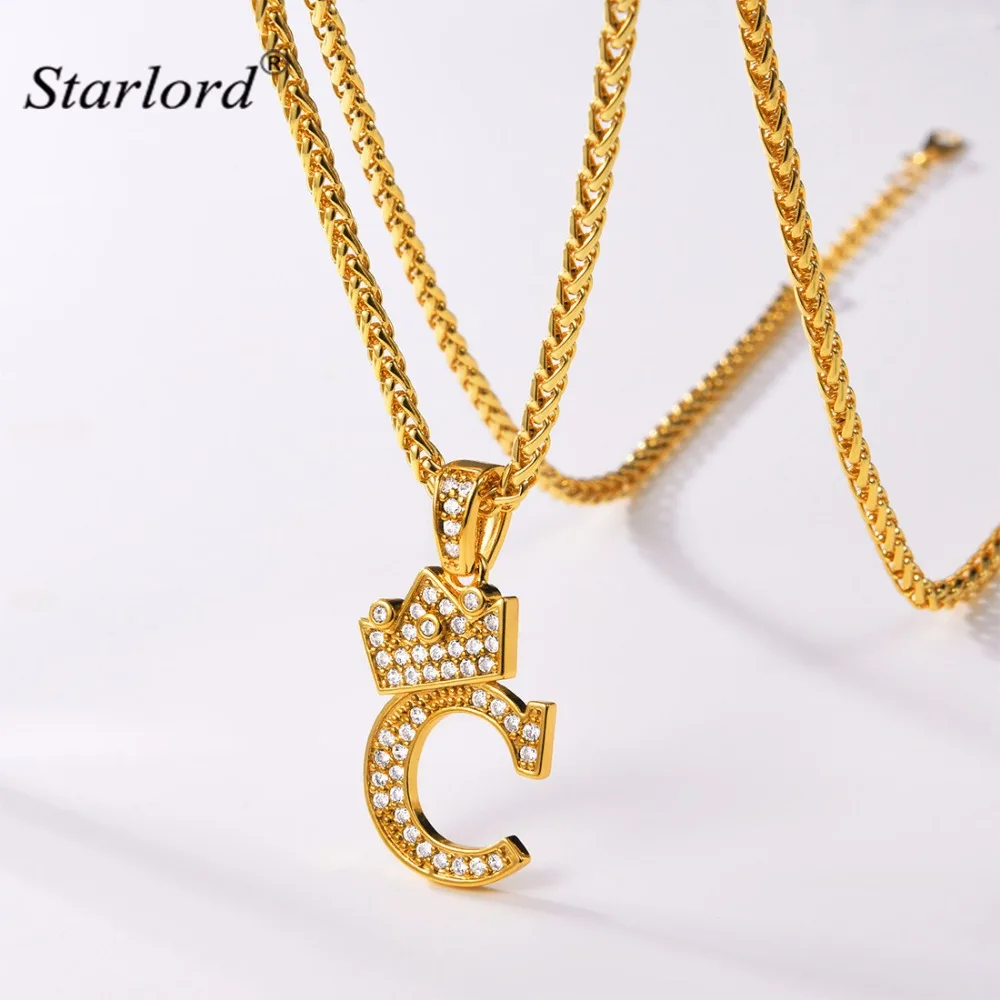 Crown Letter C Necklace Initial Necklace 26 Alphabet Jewelry Personalized Gift Cubic Zirconia Letter Charm For Women/Men P3445K
Crown Letter C Necklace Initial Necklace 26 Alphabet Jewelry Personalized Gift Cubic Zirconia Letter Charm For Women/Men P3445K
