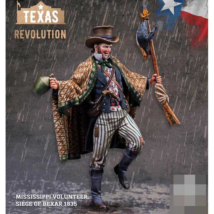 1/24 MISSISSIPPI волонтер, осада BEXAR 1835, модель смолы GK, разобранный и Неокрашенный набор
1/24 MISSISSIPPI волонтер, осада BEXAR 1835, модель смолы GK, разобранный и Неокрашенный набор