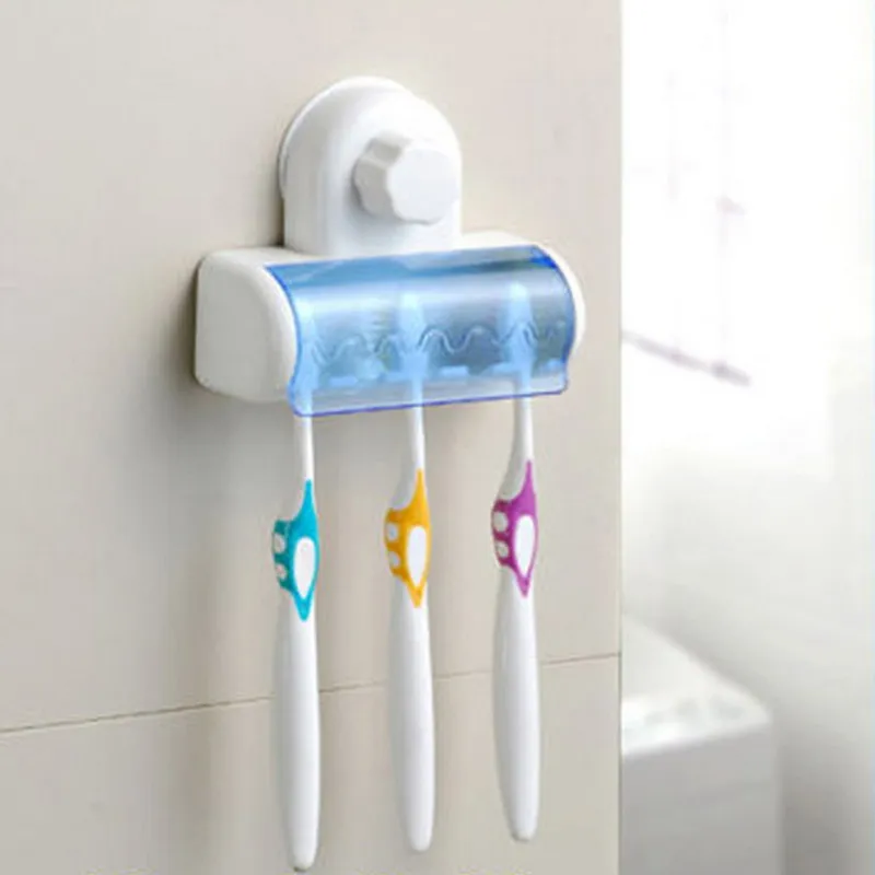 5/6 Position Toothbrush Holder Bathroom Toothbrush Holding Stand with Suction Toothbrushes Rack Holder Bracket Plastic
5/6 Position Toothbrush Holder Bathroom Toothbrush Holding Stand with Suction Toothbrushes Rack Holder Bracket Plastic