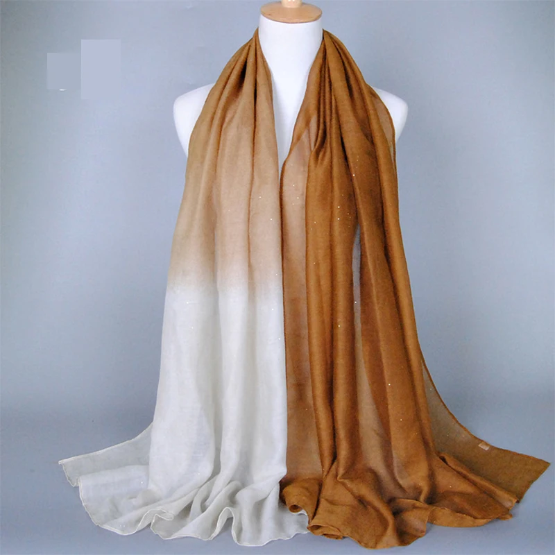 Women Shimmer Gradient Color Hijab Scarf Cotton Viscose Muslim Headscarf Shawls Scarves Ladies
Women Shimmer Gradient Color Hijab Scarf Cotton Viscose Muslim Headscarf Shawls Scarves Ladies