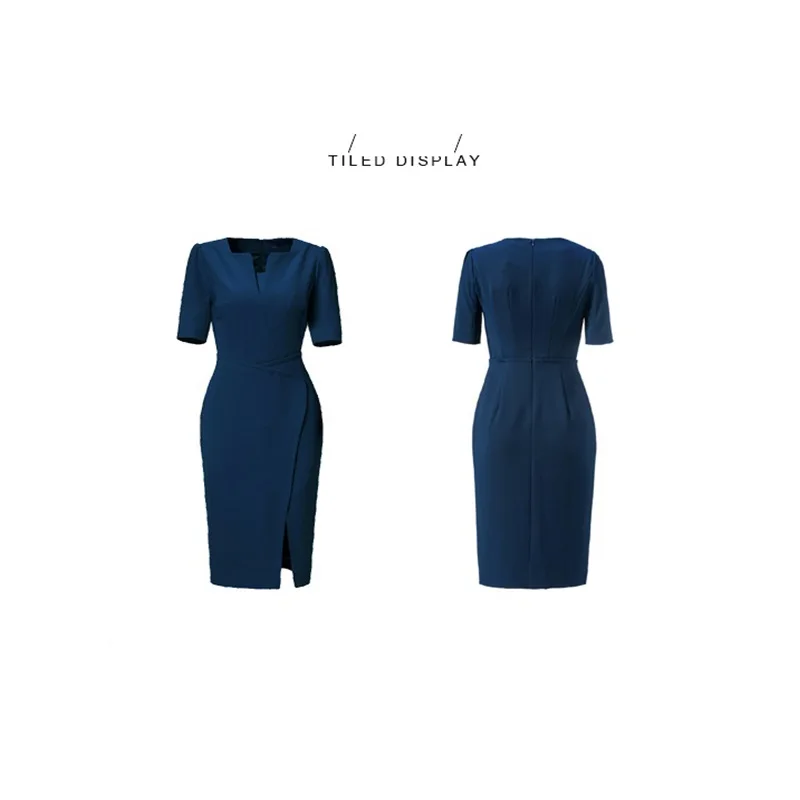 Summer Business Formal One-piece Dress,Women Civility Formal Dress,Office Lady Formal Occasion Clothes Dry Clean,X2
Summer Business Formal One-piece Dress,Women Civility Formal Dress,Office Lady Formal Occasion Clothes Dry Clean,X2