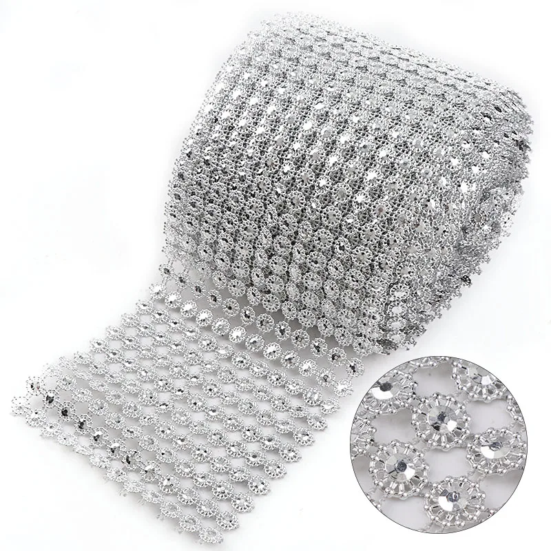 1 Yard 12 Rows 9mm Hollow Rhinestone Mesh Trim(Without Rhinestone)Silver ABS Plastic Sew On For DIY Craft Jewelry Decor
1 Yard 12 Rows 9mm Hollow Rhinestone Mesh Trim(Without Rhinestone)Silver ABS Plastic Sew On For DIY Craft Jewelry Decor