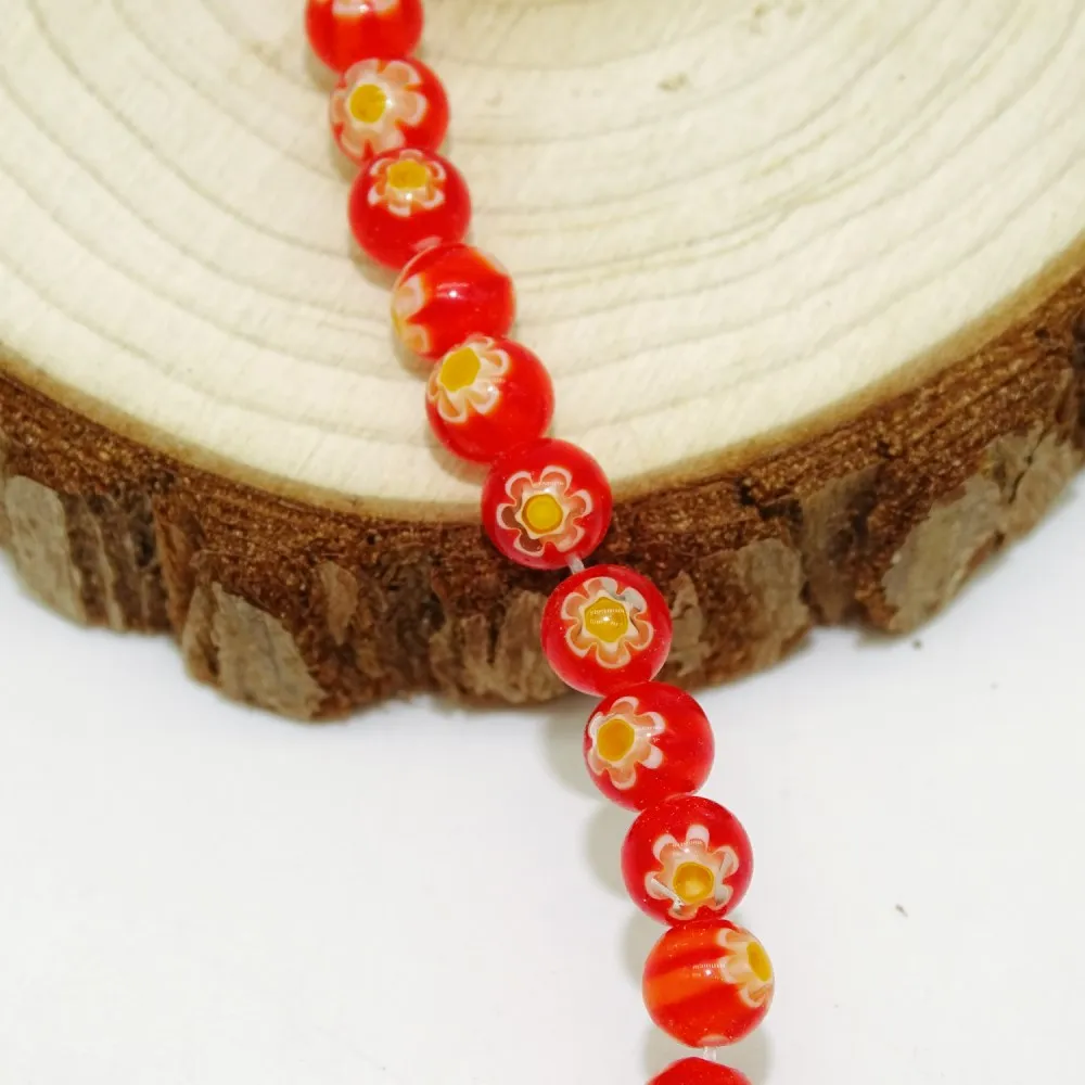 NEW Wholesale Handmade Millefiori Glass Beads Strands Red Color,Lampwork Loose Chevron Beads,Free Shipping
NEW Wholesale Handmade Millefiori Glass Beads Strands Red Color,Lampwork Loose Chevron Beads,Free Shipping