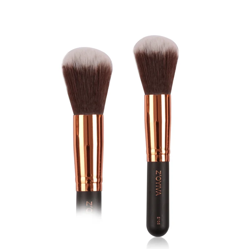 Фото ZOYIVA 106 розовая Золотая Синтетическая Кисть для макияжа|makeup brushes|powder makeup brushrose golden |