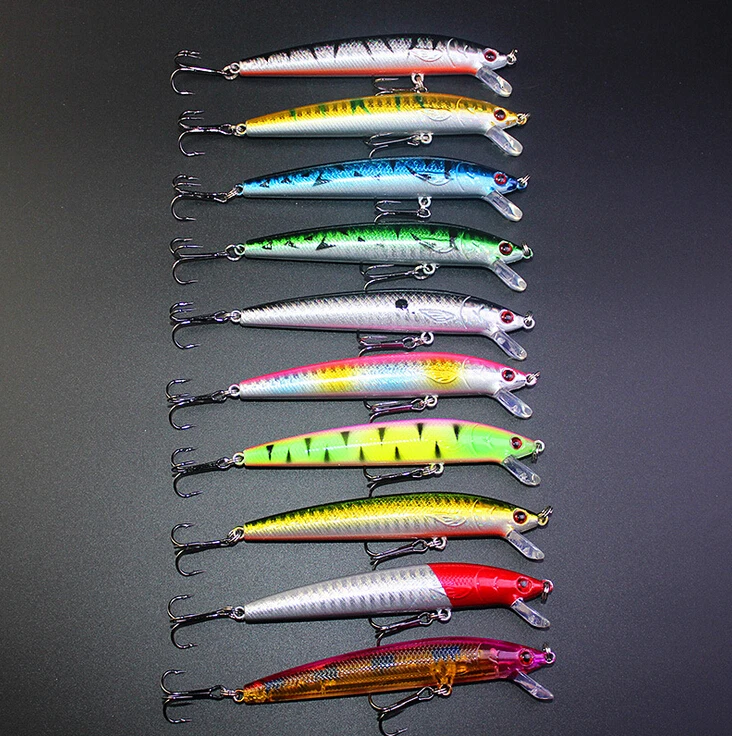 10Pcs Fishing Lure 10cm 8.5g 3D Eyes Crankbait wobbler Artificial Plastic Hard Bait Fishing Tackle
10Pcs Fishing Lure 10cm 8.5g 3D Eyes Crankbait wobbler Artificial Plastic Hard Bait Fishing Tackle