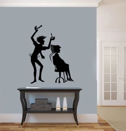 Creative Salon Vinyl Wall Decal Beauty Design Hair Stylist Hairdresser Mural Art Wall Sticker Hair Shop Salon Window Glass Decor
Creative Salon Vinyl Wall Decal Beauty Design Hair Stylist Hairdresser Mural Art Wall Sticker Hair Shop Salon Window Glass Decor
