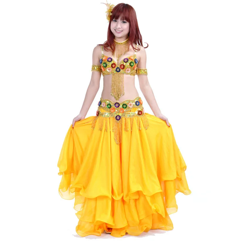 Dancing Suit Oriental Belly Dance Costume Set Hand Beaded Bra Belt Armwear Necklace For Women Professional Wear
Dancing Suit Oriental Belly Dance Costume Set Hand Beaded Bra Belt Armwear Necklace For Women Professional Wear