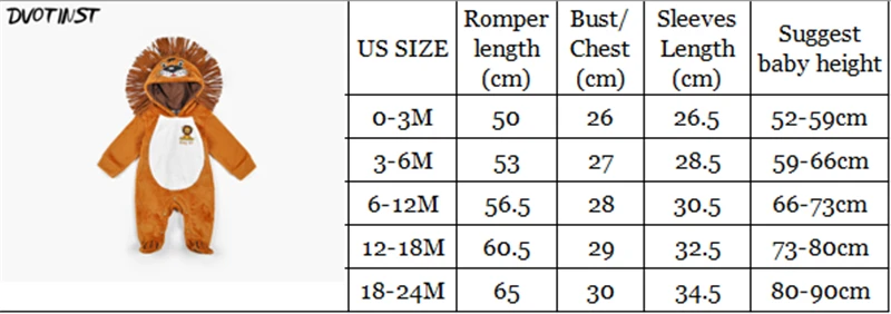 Dvotinst Baby Boys Girls Winter Animals Fannel Bear Rompers Cosplay Halloween Clothes Outfits Infantil Toddler Jumpsuit Costume
Dvotinst Baby Boys Girls Winter Animals Fannel Bear Rompers Cosplay Halloween Clothes Outfits Infantil Toddler Jumpsuit Costume