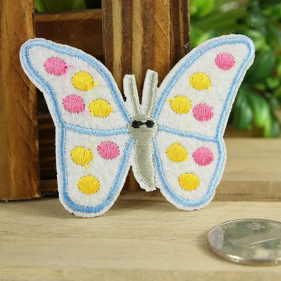 Free fee 6.5*5cm butterfly Embroidered Patch Iron-on Applique Patch for clothing embroidery clothes stickers adhesive patch
Free fee 6.5*5cm butterfly Embroidered Patch Iron-on Applique Patch for clothing embroidery clothes stickers adhesive patch