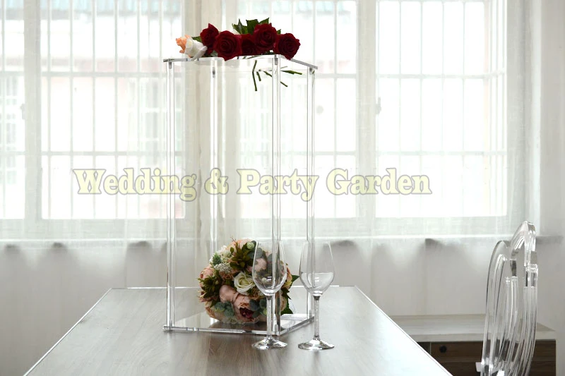 60cm Tall Crystal Table Centerpiece Square Table flower stand Wedding Centerpiece Decoration
60cm Tall Crystal Table Centerpiece Square Table flower stand Wedding Centerpiece Decoration