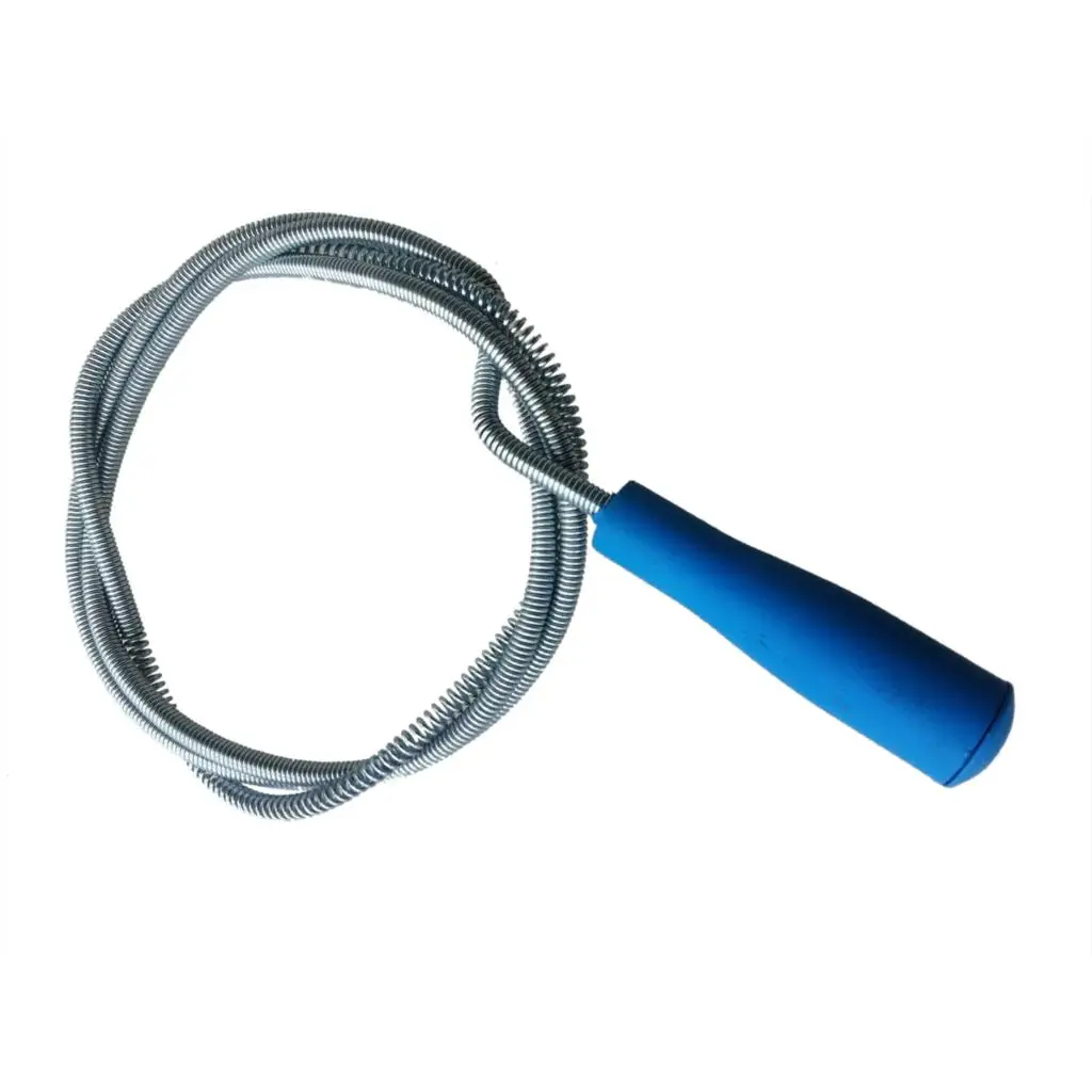 PHFU Wholesale Amico blue Plastic Grip Snake Spring Pipe Rod Sink Drain Cleaner Unblocker 63"
PHFU Wholesale Amico blue Plastic Grip Snake Spring Pipe Rod Sink Drain Cleaner Unblocker 63"