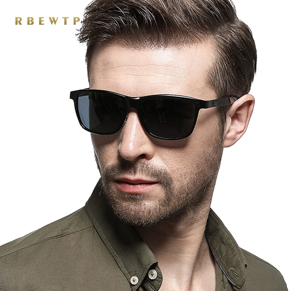 RBEWTP Brand Retro Men Polarized Sunglasses Aluminium Magnesium Frrame Square Men's Memory Metal Drive Mirror Sun Glasses 045
RBEWTP Brand Retro Men Polarized Sunglasses Aluminium Magnesium Frrame Square Men's Memory Metal Drive Mirror Sun Glasses 045