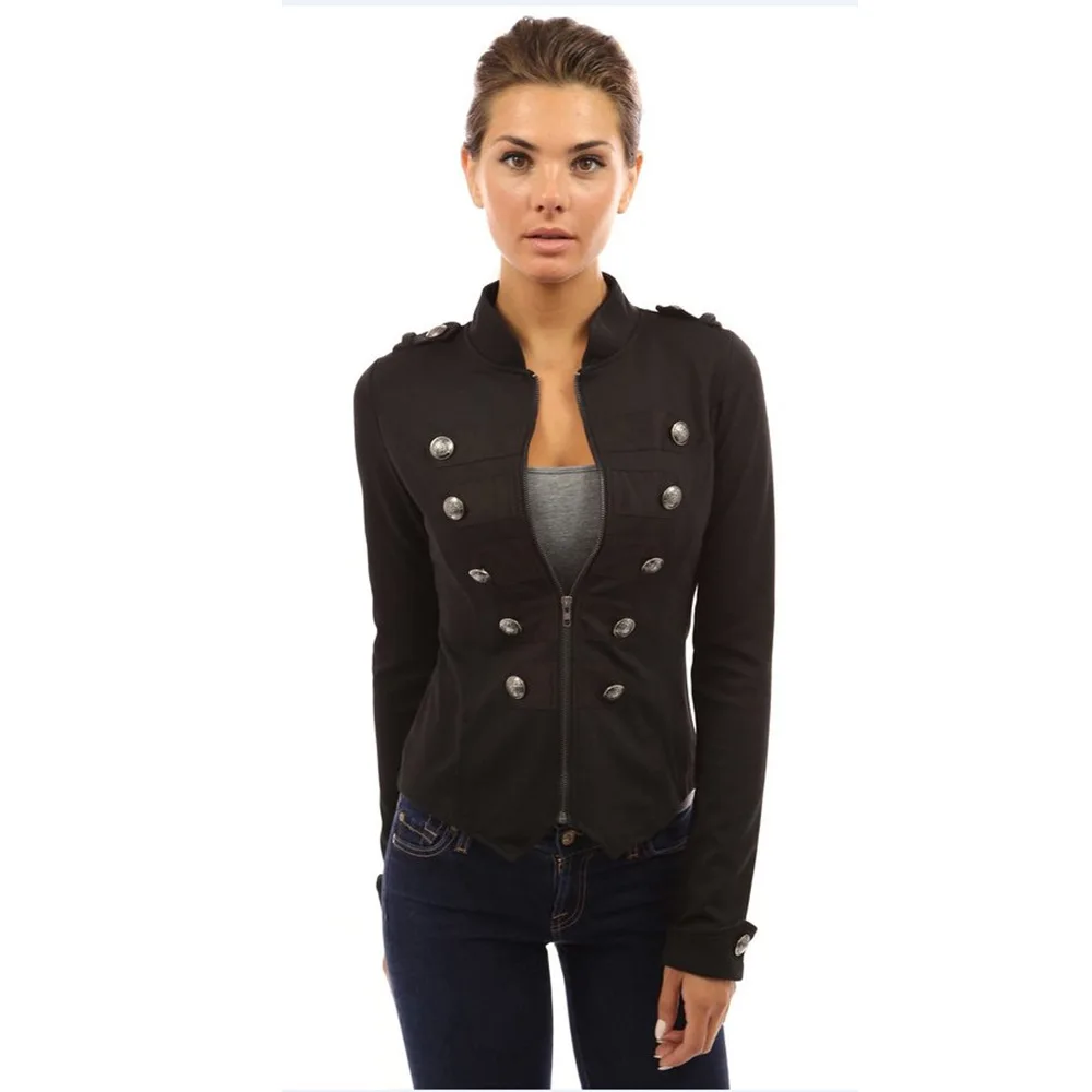 New Fashion Women Winter Double-Breasted Coat Black Long Sleeves Motorcycle Jacket Causal Slimmed Zipper Cardigan
New Fashion Women Winter Double-Breasted Coat Black Long Sleeves Motorcycle Jacket Causal Slimmed Zipper Cardigan
