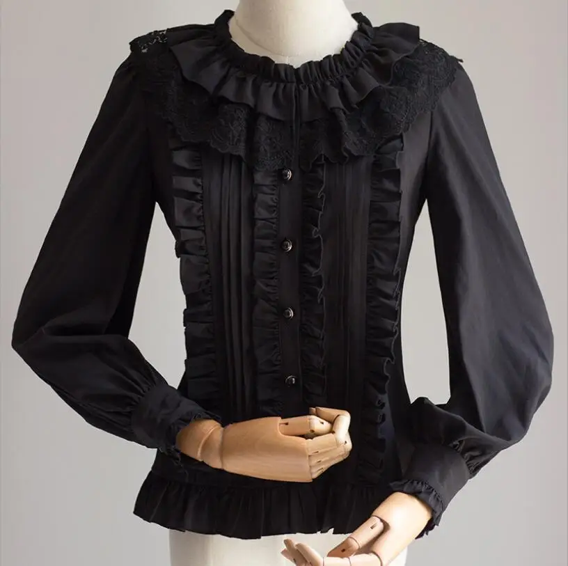 2019 autumn and winter new Lolita retro temperament shirt Fashion temperament long sleeve retro court shirt
2019 autumn and winter new Lolita retro temperament shirt Fashion temperament long sleeve retro court shirt