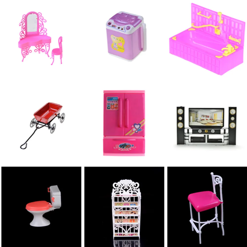 1x Fridge Mini Washing Machine Fan Bed for Doll Accessories Kelly Pretend Toys for Girls Doll Toy Accessories Play House
1x Fridge Mini Washing Machine Fan Bed for Doll Accessories Kelly Pretend Toys for Girls Doll Toy Accessories Play House