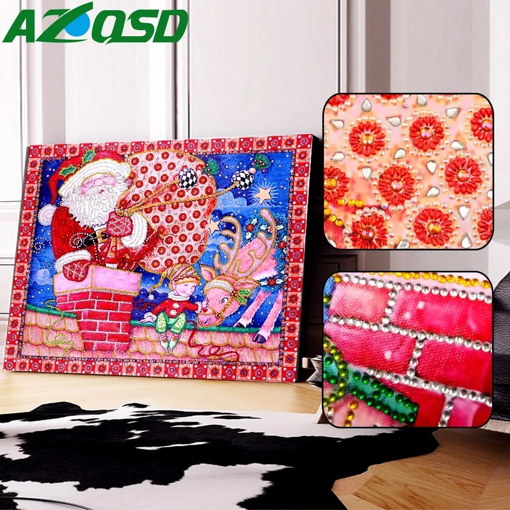 AZQSD Diamond Painting Diamond Embroidery Cartoon Partial Special Shaped Picture Of Rhinestones Home Decor Christmas Gift
AZQSD Diamond Painting Diamond Embroidery Cartoon Partial Special Shaped Picture Of Rhinestones Home Decor Christmas Gift