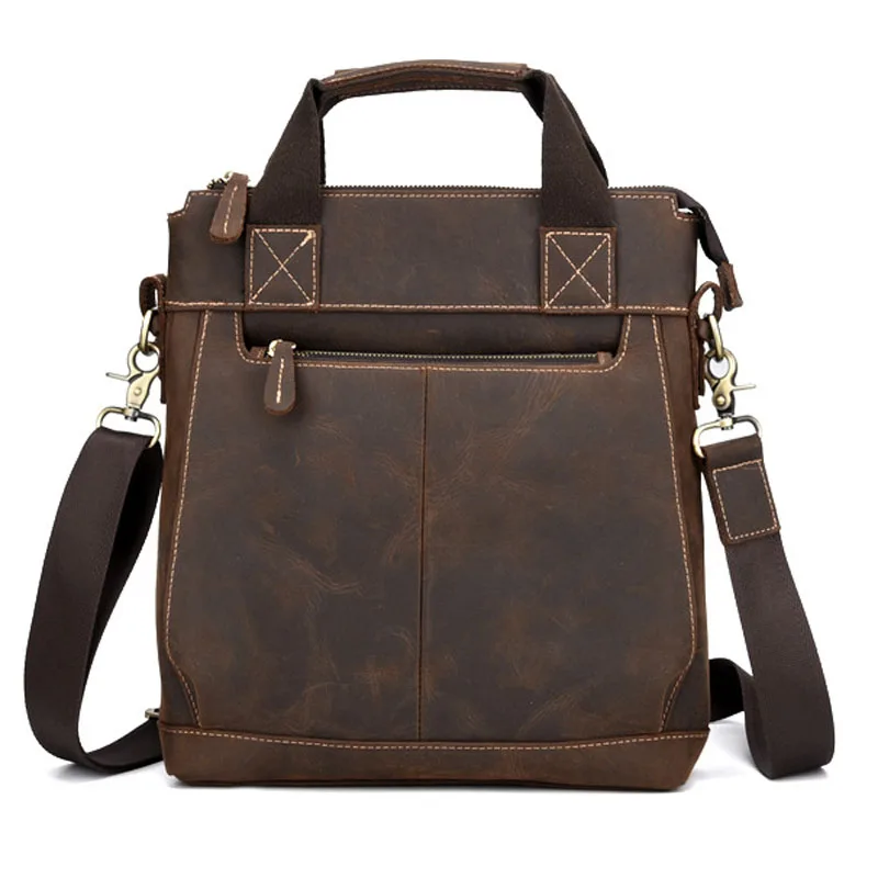 Men Tote Handbag Cross Body Vintage High Quality New Crazy Horse Cowhide Messenger Bag Top Handle Shoulder Bag Handbags
Men Tote Handbag Cross Body Vintage High Quality New Crazy Horse Cowhide Messenger Bag Top Handle Shoulder Bag Handbags