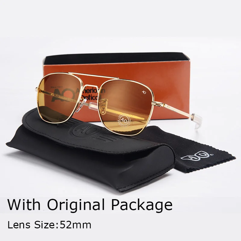 Солнцезащитные очки-авиаторы AO TJ222 мужские модные брендовые дизайнерские