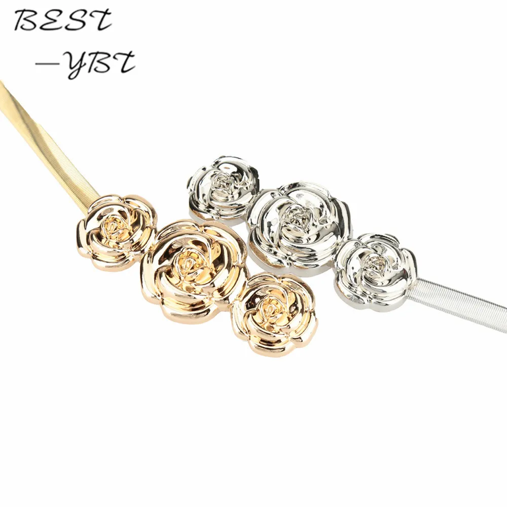 Brand New Chic Belts for Women 2016 Fashion Women Metal Belt Rose Clasp Front Stretch Spring Waist Strap Elastic Waistband
Brand New Chic Belts for Women 2016 Fashion Women Metal Belt Rose Clasp Front Stretch Spring Waist Strap Elastic Waistband