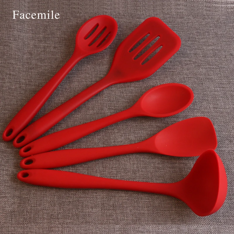 Facemile 5 шт. силиконовый набор для выпечки, силиконовый кухонный набор кухонной утвари с лопатками, ложки, кухонная утварь 52072
Facemile 5 шт. силиконовый набор для выпечки, силиконовый кухонный набор кухонной утвари с лопатками, ложки, кухонная утварь 52072