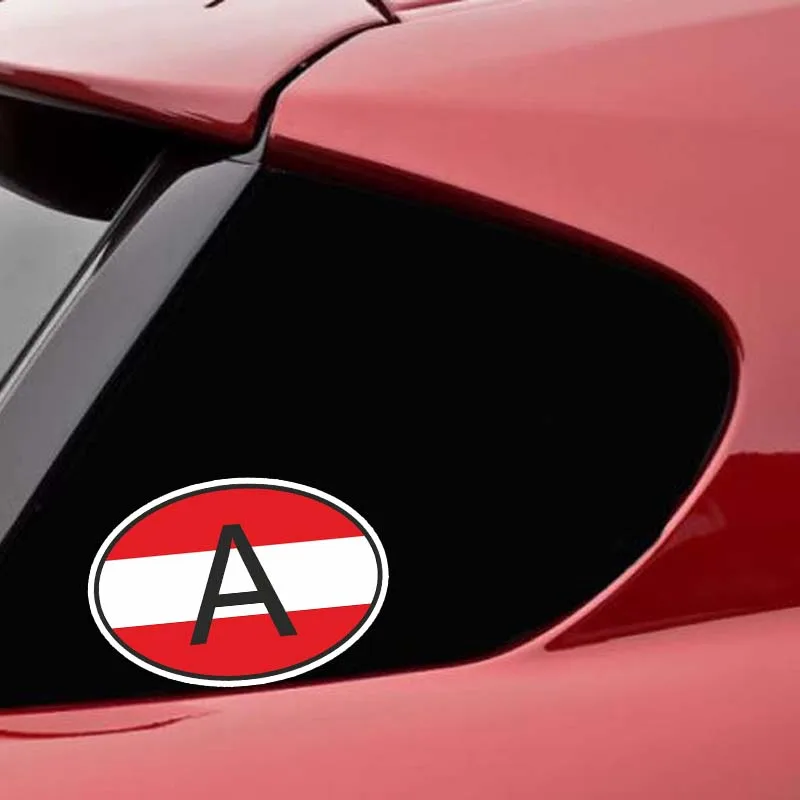 YJZT 15 см * 10 персональная забавная наклейка для автомобилей A Австрия код страны