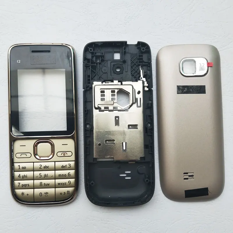 ZUGZUC New Plastic For Nokia C2 / C2-01 Full Complete Housing Cover Of Mobile Phone + Keyboard
ZUGZUC New Plastic For Nokia C2 / C2-01 Full Complete Housing Cover Of Mobile Phone + Keyboard