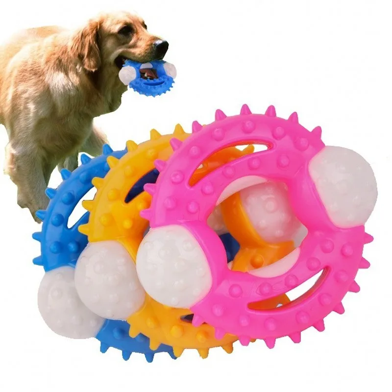New Bite Resistance TPR Dog Interaction Toys Clean Teeth Pet Training Chew Toys Large Size Funny Dog Toy For Small Dogs
New Bite Resistance TPR Dog Interaction Toys Clean Teeth Pet Training Chew Toys Large Size Funny Dog Toy For Small Dogs
