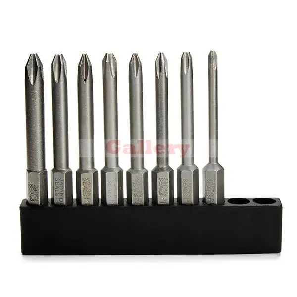2 Sets Lot 8pcs 65mm Length Hex Shank Magnetic Phillips Cross Head Screwdriver Bits Screwdriver
2 Sets Lot 8pcs 65mm Length Hex Shank Magnetic Phillips Cross Head Screwdriver Bits Screwdriver
