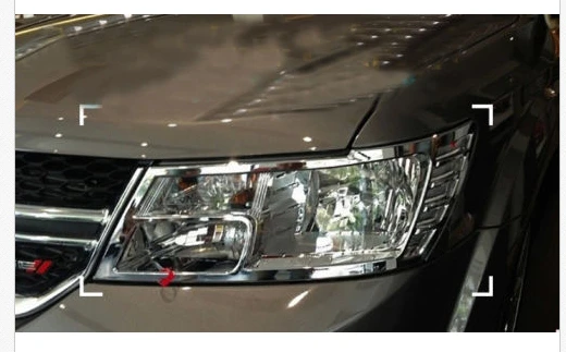 Chrome front headlight lamp cover Molding trim cover for 2013 2014 Dodge Journey
Chrome front headlight lamp cover Molding trim cover for 2013 2014 Dodge Journey
