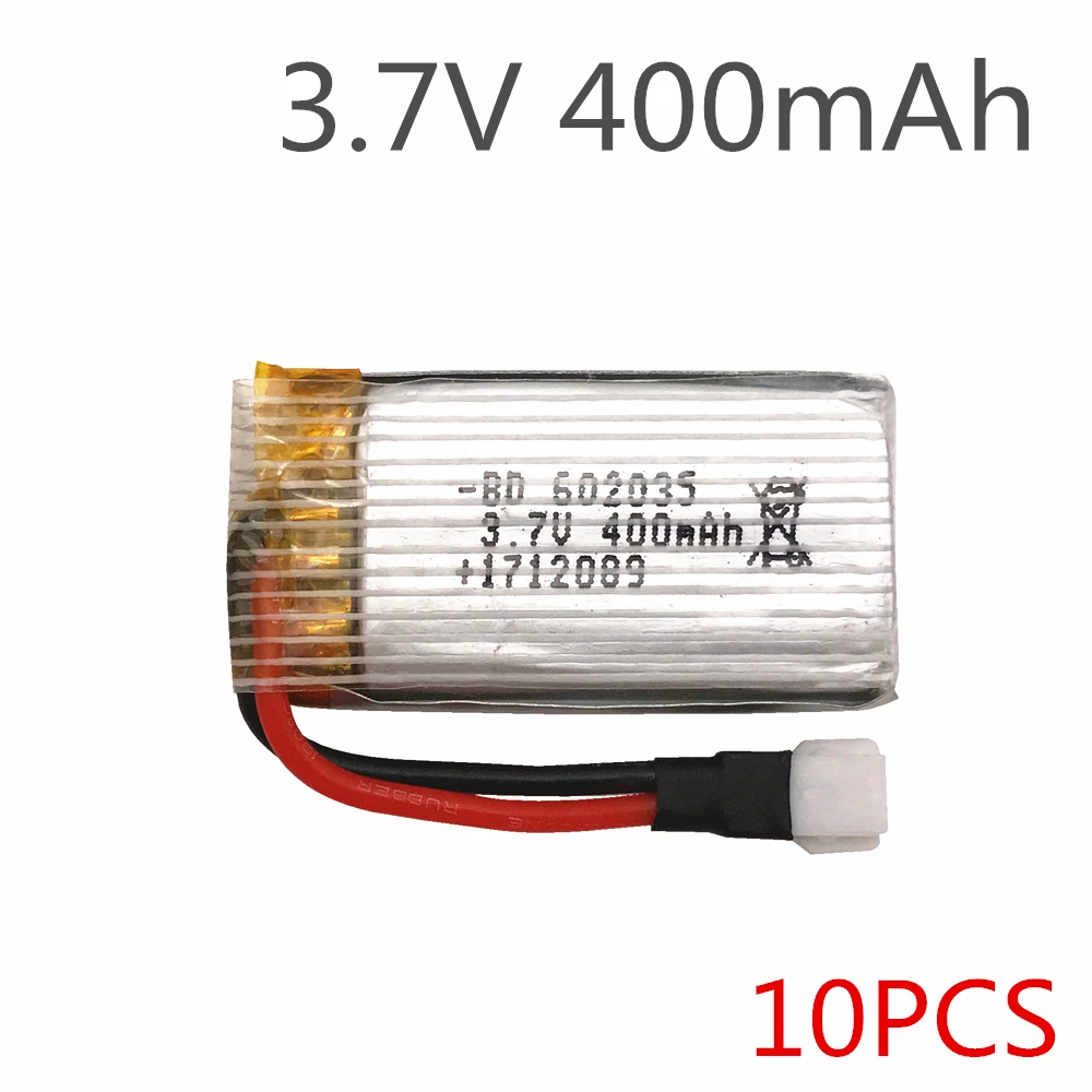 10 шт./лот Limskey оригинальный H107 X4 H31 запасные части 3 7 V 400 мА/ч Батарея H31-011 Lipo мА-ч для