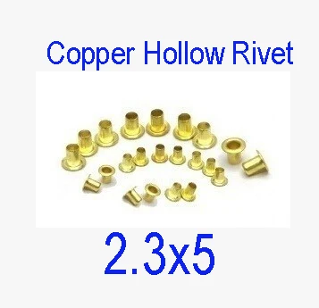 500pcs /lot High Quality M2.3(d)*5(L)mm 2.3mm Brand New Copper Hollow Rivet Double-sided circuit board PCB vias nails
500pcs /lot High Quality M2.3(d)*5(L)mm 2.3mm Brand New Copper Hollow Rivet Double-sided circuit board PCB vias nails