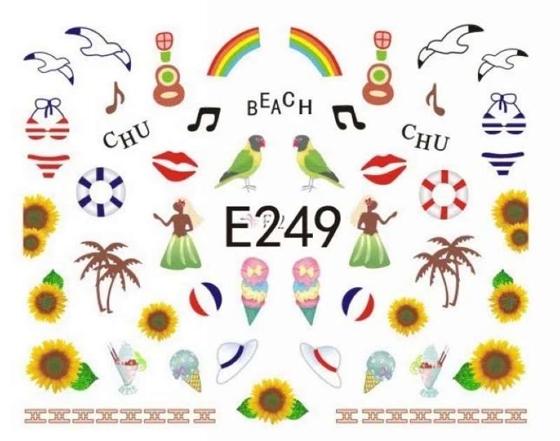 11 PACKS / LOT 3D SIMULATION BEACH CONCH FISH PALM TREE BIRD HAWAII NAIL TATTOOS STICKER E248-258
11 PACKS / LOT 3D SIMULATION BEACH CONCH FISH PALM TREE BIRD HAWAII NAIL TATTOOS STICKER E248-258