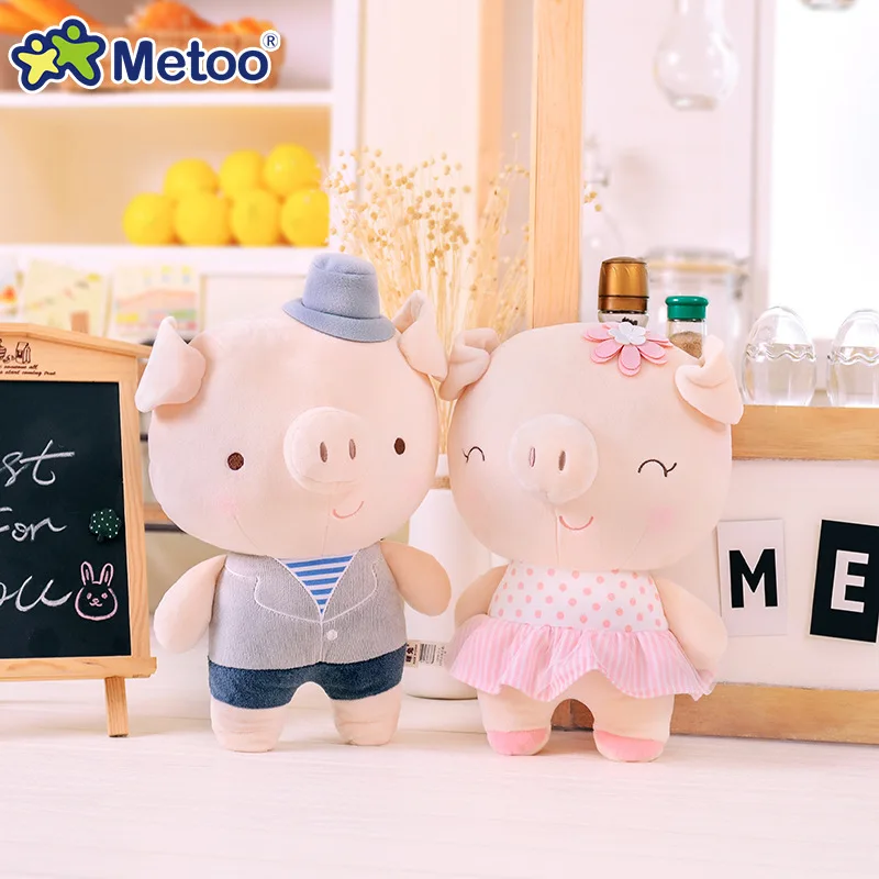 New Cartoon Pig Baby Plush Toys Cute Stuffed Dolls For Girls Boys Kawaii Kids Lovely Company Infants Newborn Year Gifts | Игрушки и
