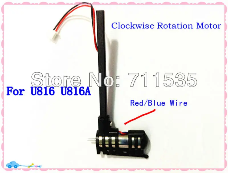 Clockwise Rotation Motor Tail Tube With Red/Blue Wire Spare Part For UDI U816 U816A 4CH 2.4G UFO Xcopter Quadcopter Helicopter
Clockwise Rotation Motor Tail Tube With Red/Blue Wire Spare Part For UDI U816 U816A 4CH 2.4G UFO Xcopter Quadcopter Helicopter