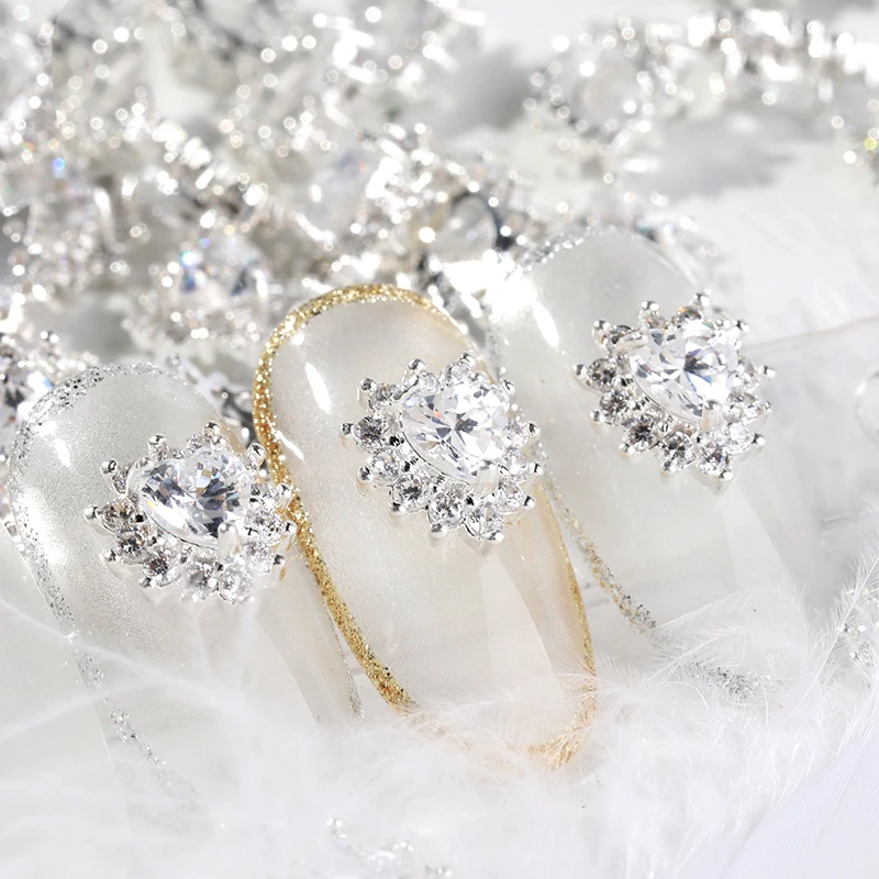 New 2 zircon crystal diamond nail alloy gold nail art decoration fashion chain tassel jewelry
New 2 zircon crystal diamond nail alloy gold nail art decoration fashion chain tassel jewelry