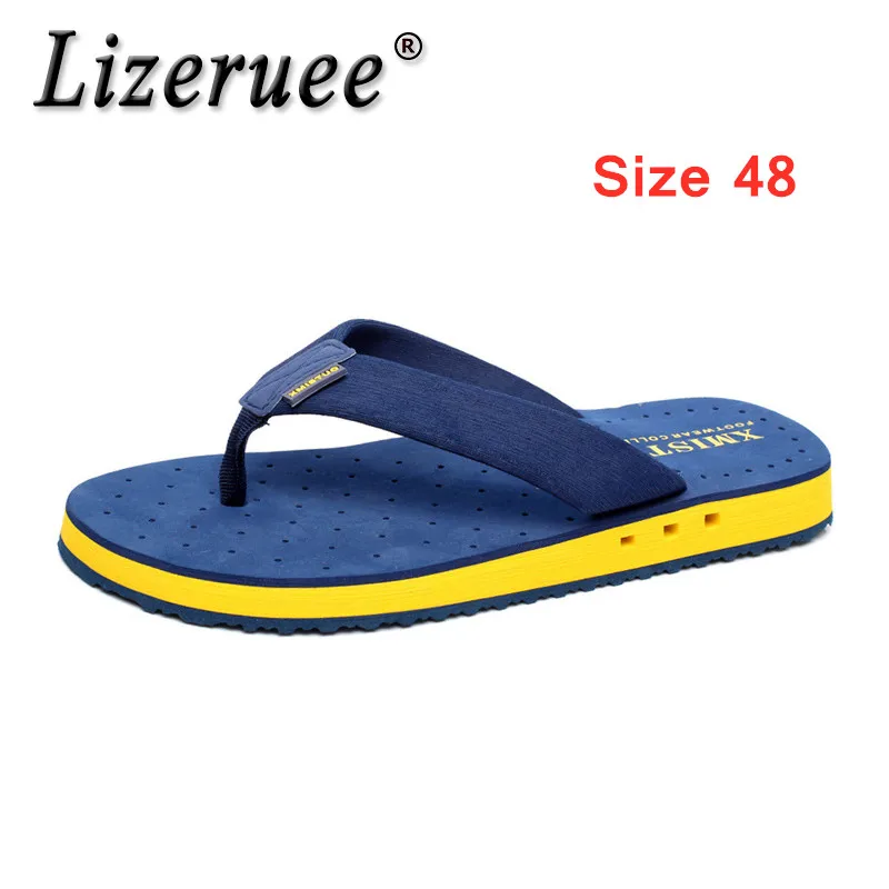 Lizeruee Plus Size 48 Mens Flip Flops 2019 Summer Men's New Style Rubber Soft Shoes Outdoor Beach Men's Slippers Massage Men
Lizeruee Plus Size 48 Mens Flip Flops 2019 Summer Men's New Style Rubber Soft Shoes Outdoor Beach Men's Slippers Massage Men