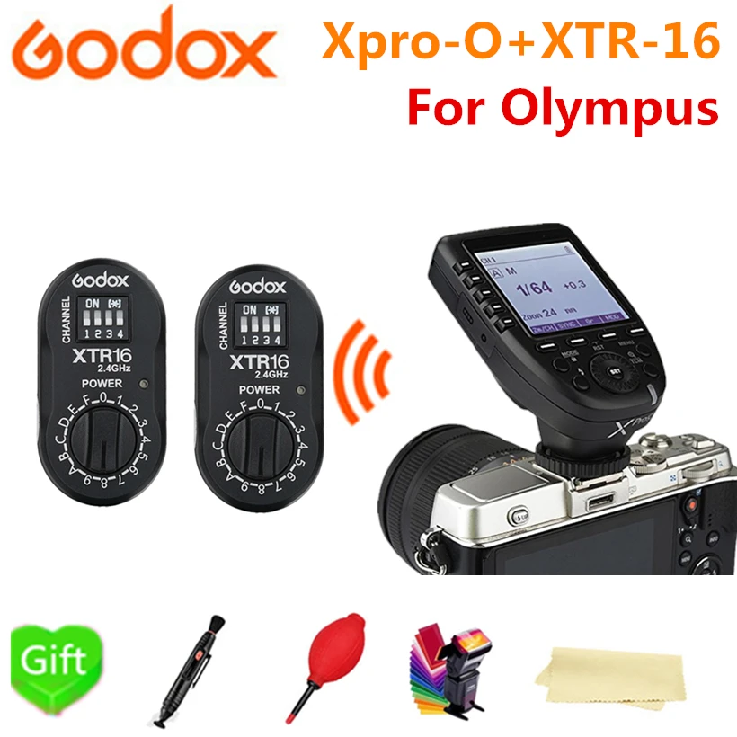 Беспроводной передатчик вспышки Godox Xpro-O TTL 2,4G Xsystem HSS + 2 * XTR-16 для Olympus Pansonic Lumix Godox V860II-O TT685-O TT600
Беспроводной передатчик вспышки Godox Xpro-O TTL 2,4G Xsystem HSS + 2 * XTR-16 для Olympus Pansonic Lumix Godox V860II-O TT685-O TT600