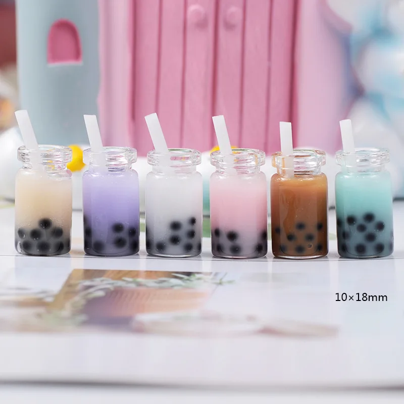 10Pcs 3D Miniature Milk Tea Cup Resin Cabochons Simulation Bottle Mini Fairy Garden Decoration DIY Embellishments Craft Supplies
10Pcs 3D Miniature Milk Tea Cup Resin Cabochons Simulation Bottle Mini Fairy Garden Decoration DIY Embellishments Craft Supplies