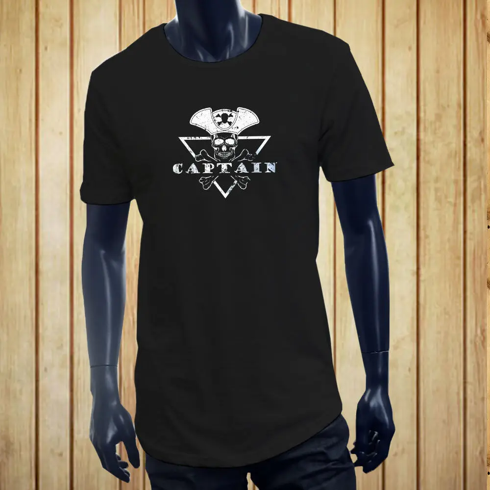 Short Sleeve for Men Clothing Summer CAPTAIN PIRATE SKULL CROSS BONES TREASURE SHIP Mens Black Extended Long T-Shirt Tee Shirt
Short Sleeve for Men Clothing Summer CAPTAIN PIRATE SKULL CROSS BONES TREASURE SHIP Mens Black Extended Long T-Shirt Tee Shirt