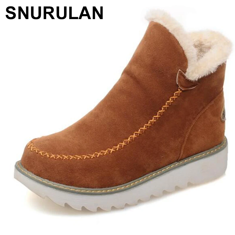 SNURULAN Chaussure femme; Зимняя обувь на танкетке; Женская обувь на платформе и каблуке; Модные женские зимние ботильоны; sapato feminino
SNURULAN Chaussure femme; Зимняя обувь на танкетке; Женская обувь на платформе и каблуке; Модные женские зимние ботильоны; sapato feminino