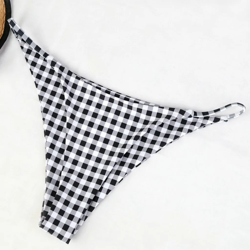 2020 Mujer Solid Bikini Set Sexy Strap Swimsuit Push Up Padded Swimwear Thong Bathing Suit Plaid Women Bikinis Brazilian Biquini
2020 Mujer Solid Bikini Set Sexy Strap Swimsuit Push Up Padded Swimwear Thong Bathing Suit Plaid Women Bikinis Brazilian Biquini
