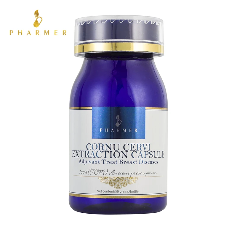 Pharmer Cornu Cervi Extraction Capsule, Adjuvant Help Breast Diseases, Help Breast hyperplasia, breast fibroma cancer, 50pcs
Pharmer Cornu Cervi Extraction Capsule, Adjuvant Help Breast Diseases, Help Breast hyperplasia, breast fibroma cancer, 50pcs