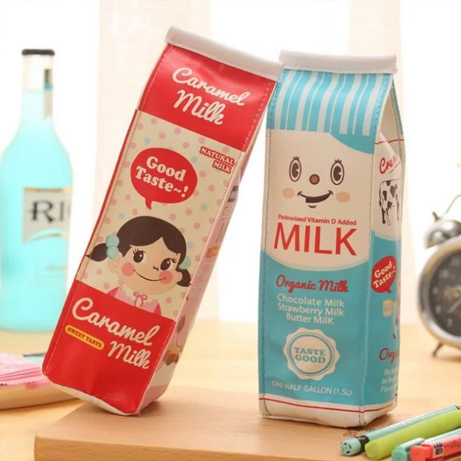 1pcs/lot Simulation Milk Box PU Leather Pencil Case Stationery Storage Organizer Bag School Office Supply Escolar Papelaria
1pcs/lot Simulation Milk Box PU Leather Pencil Case Stationery Storage Organizer Bag School Office Supply Escolar Papelaria