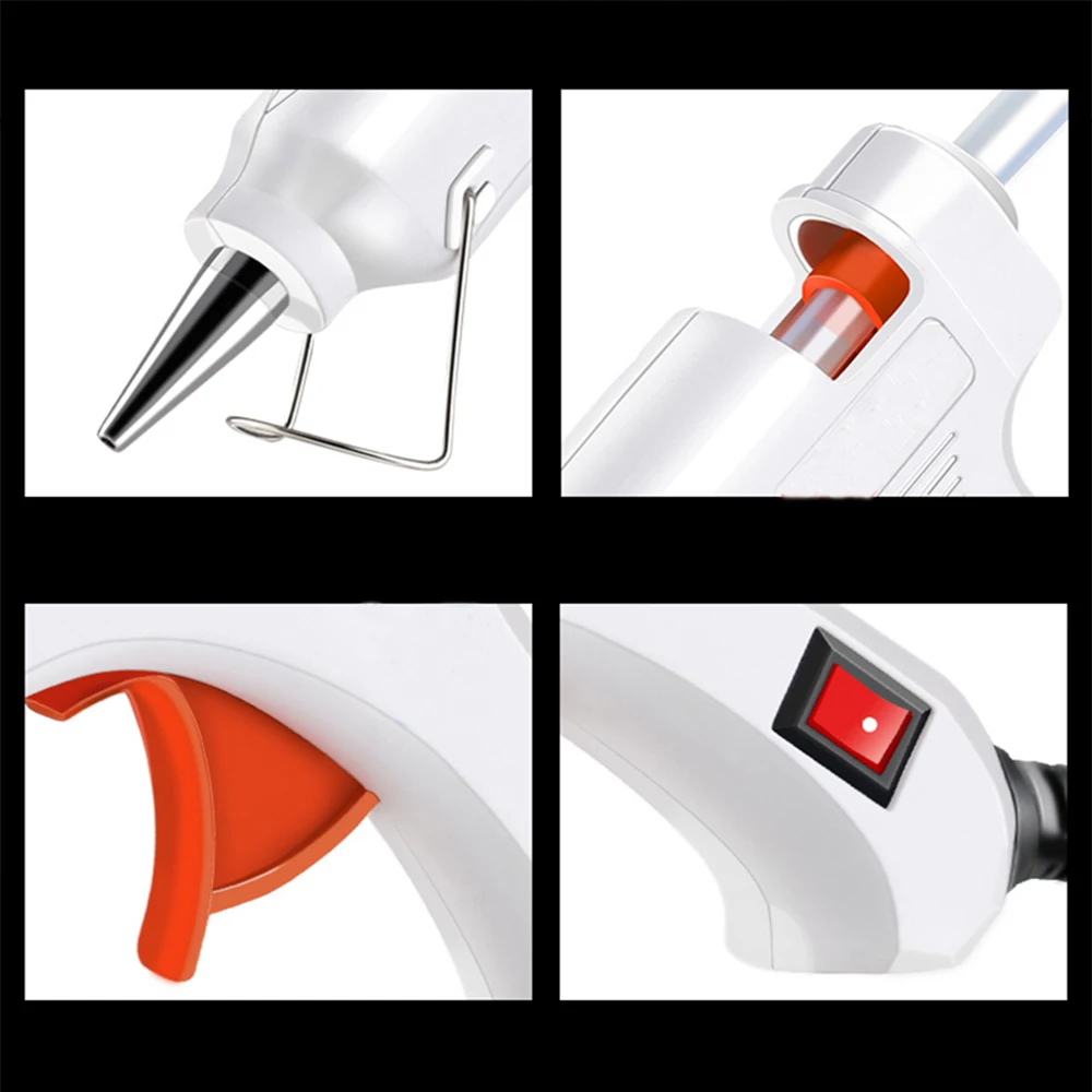 Petpig 100-120W High Power Hot Melt Glue Gun 110-220V DIY Power Tool Craft Projects Hot Glue Gun Match 11mmX20mm Glue Stick
Petpig 100-120W High Power Hot Melt Glue Gun 110-220V DIY Power Tool Craft Projects Hot Glue Gun Match 11mmX20mm Glue Stick