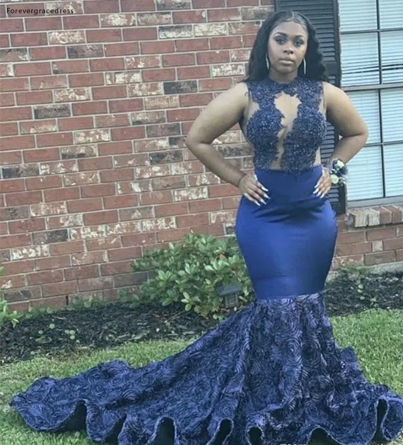 Navy Blue Prom Dresses South African Mermaid Appliques Formal Pageant Holidays Wear Graduation Evening Party Gowns Custom Made
Navy Blue Prom Dresses South African Mermaid Appliques Formal Pageant Holidays Wear Graduation Evening Party Gowns Custom Made