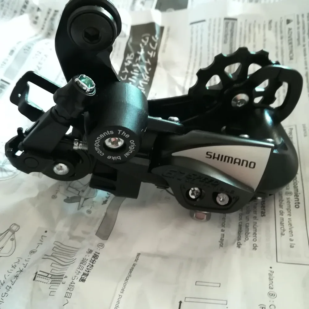 Оригинальный Shimano RD TX55 задний переключатель 6 7 8 скоростной велосипедный MTB горный