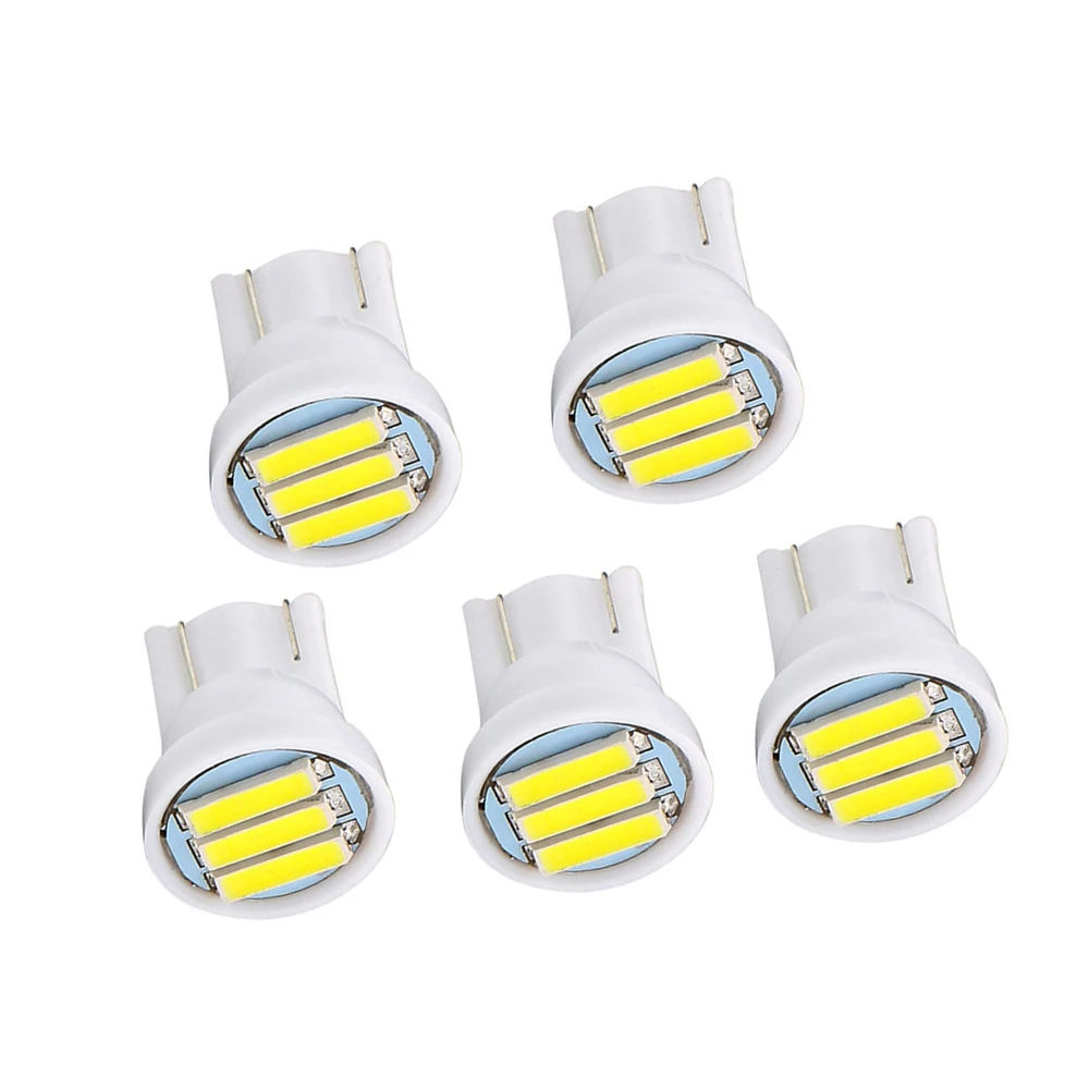 YSY 100pcs T10 3SMD 7014 LED 3SMD 7020 White W5W LED Wedge License Plate Light Lamp Car Light Source 12V DC
YSY 100pcs T10 3SMD 7014 LED 3SMD 7020 White W5W LED Wedge License Plate Light Lamp Car Light Source 12V DC